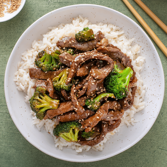 Beef stir fry